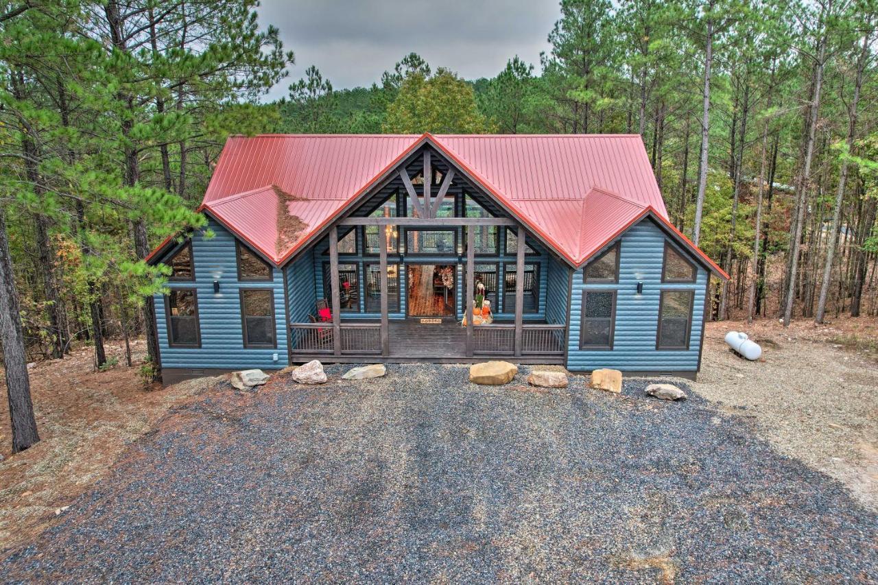 Broken Bow Cabin Deck With Hot Tub And Pool Table! Eksteriør bilde