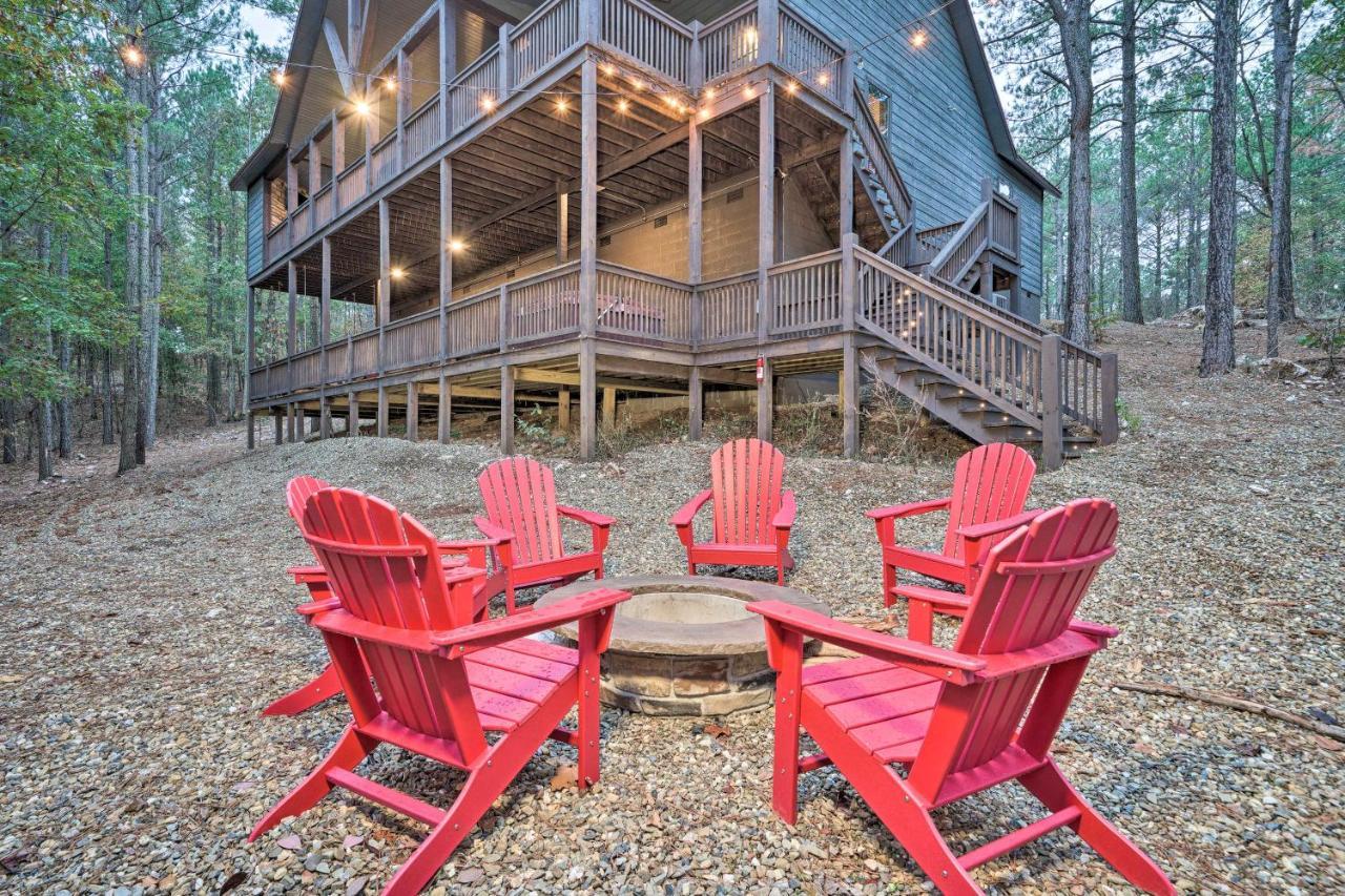 Broken Bow Cabin Deck With Hot Tub And Pool Table! Eksteriør bilde
