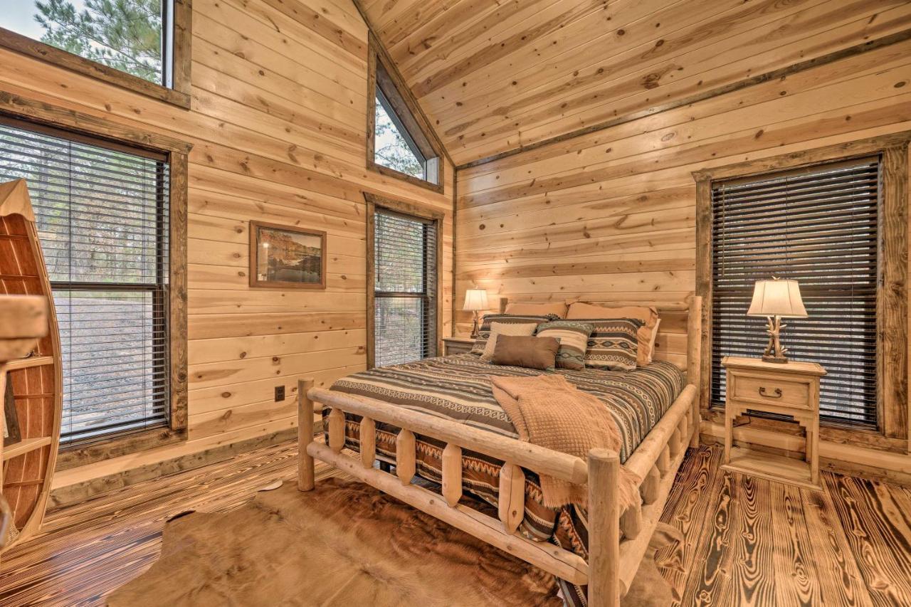 Broken Bow Cabin Deck With Hot Tub And Pool Table! Eksteriør bilde